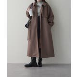 【WEB先行販売】アレンジカラーロング丈コート | RMAF　NICE CLAUP / OLIVE des OLIVE | 詳細画像22 