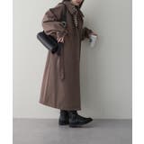 【WEB先行販売】アレンジカラーロング丈コート | RMAF　NICE CLAUP / OLIVE des OLIVE | 詳細画像23 
