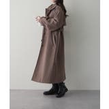 【WEB先行販売】アレンジカラーロング丈コート | RMAF　NICE CLAUP / OLIVE des OLIVE | 詳細画像24 