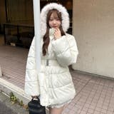 今季のイチオシアウターはこれ！ベルト付き中綿フードファーコート | RMAF　NICE CLAUP / OLIVE des OLIVE | 詳細画像2 