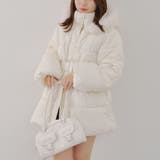【WEB先行販売】ベルト付中綿フードファーコート | RMAF　NICE CLAUP / OLIVE des OLIVE | 詳細画像6 