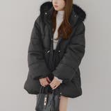 【WEB先行販売】ベルト付中綿フードファーコート | RMAF　NICE CLAUP / OLIVE des OLIVE | 詳細画像15 