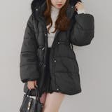 【WEB先行販売】ベルト付中綿フードファーコート | RMAF　NICE CLAUP / OLIVE des OLIVE | 詳細画像16 