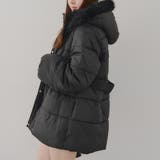 【WEB先行販売】ベルト付中綿フードファーコート | RMAF　NICE CLAUP / OLIVE des OLIVE | 詳細画像19 