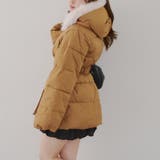 【WEB先行販売】ベルト付中綿フードファーコート | RMAF　NICE CLAUP / OLIVE des OLIVE | 詳細画像28 
