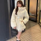 今季のイチオシアウターはこれ！ベルト付き中綿フードファーコート | RMAF　NICE CLAUP / OLIVE des OLIVE | 詳細画像3 