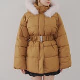 【WEB先行販売】ベルト付中綿フードファーコート | RMAF　NICE CLAUP / OLIVE des OLIVE | 詳細画像37 