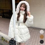 RMAF　NICE CLAUP / OLIVE des OLIVE（リマインドミーアンドフォーエ） | 今季のイチオシアウターはこれ！ﾍﾞﾙﾄ付き中綿ﾌｰﾄﾞﾌｧｰｺｰﾄ