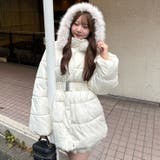 今季のイチオシアウターはこれ！ベルト付き中綿フードファーコート | RMAF　NICE CLAUP / OLIVE des OLIVE | 詳細画像1 