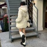 ウエストマークでスタイルアップ！ベルト付き中綿フードファーコート | RMAF　NICE CLAUP / OLIVE des OLIVE | 詳細画像70 