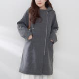 フードジップ付きコート | RMAF NICE CLAUP / OLIVE des OLIVE | 詳細画像1