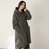 フードジップ付きコート | RMAF　NICE CLAUP / OLIVE des OLIVE | 詳細画像1 