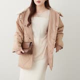 ファー衿キルトコート | RMAF NICE CLAUP / OLIVE des OLIVE | 詳細画像5