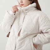 ファー衿キルトコート | RMAF NICE CLAUP / OLIVE des OLIVE | 詳細画像15