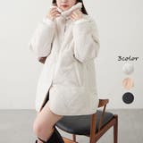 ファー衿キルトコート | RMAF NICE CLAUP / OLIVE des OLIVE | 詳細画像1