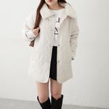 ファー衿キルトコート | RMAF NICE CLAUP / OLIVE des OLIVE | 詳細画像22