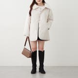 ファー衿キルトコート | RMAF NICE CLAUP / OLIVE des OLIVE | 詳細画像24