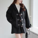 ブラック | 【WEB限定】ショートダッフルコート | NICE CLAUP / OLIVE des OLIVE OUTLET