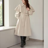 【ケープ取り外し可能】シングルロングコート | NICE CLAUP / OLIVE des OLIVE OUTLET | 詳細画像1