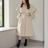 【ケープ取り外し可能】シングルロングコート | NICE CLAUP / OLIVE des OLIVE OUTLET | 詳細画像4