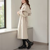 【ケープ取り外し可能】シングルロングコート | NICE CLAUP / OLIVE des OLIVE OUTLET | 詳細画像5