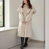 アイボリー | 【ケープ取り外し可能】シングルロングコート | NICE CLAUP / OLIVE des OLIVE OUTLET
