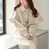【ケープ取り外し可能】シングルロングコート | NICE CLAUP / OLIVE des OLIVE OUTLET | 詳細画像2