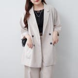 【セットアップ】ビッグテーラーダブルジャケット+ワイドパンツ | RMAF NICE CLAUP / OLIVE des OLIVE | 詳細画像10