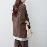 【セットアップ】ビッグテーラーダブルジャケット+ワイドパンツ | RMAF NICE CLAUP / OLIVE des OLIVE | 詳細画像20