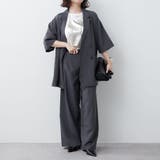 【セットアップ】ビッグテーラーダブルジャケット+ワイドパンツ | RMAF NICE CLAUP / OLIVE des OLIVE | 詳細画像25