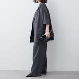【セットアップ】ビッグテーラーダブルジャケット+ワイドパンツ | RMAF NICE CLAUP / OLIVE des OLIVE | 詳細画像27