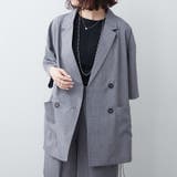 【セットアップ】ビッグテーラーダブルジャケット+ワイドパンツ | RMAF NICE CLAUP / OLIVE des OLIVE | 詳細画像2