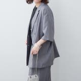 【セットアップ】ビッグテーラーダブルジャケット+ワイドパンツ | RMAF NICE CLAUP / OLIVE des OLIVE | 詳細画像4