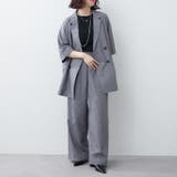 【セットアップ】ビッグテーラーダブルジャケット+ワイドパンツ | RMAF NICE CLAUP / OLIVE des OLIVE | 詳細画像5