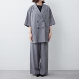 【セットアップ】ビッグテーラーダブルジャケット+ワイドパンツ | RMAF NICE CLAUP / OLIVE des OLIVE | 詳細画像30