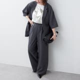 チャコール | 【セットアップ】ビッグテーラーダブルジャケット+ワイドパンツ | RMAF NICE CLAUP / OLIVE des OLIVE