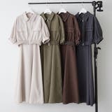 【セットアイテム】裾シャーリングジャケット+キャミワンピース | RMAF NICE CLAUP / OLIVE des OLIVE | 詳細画像2