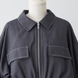 【セットアイテム】裾シャーリングジャケット+キャミワンピース | RMAF NICE CLAUP / OLIVE des OLIVE | 詳細画像11