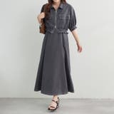 【セットアイテム】裾シャーリングジャケット+キャミワンピース | RMAF NICE CLAUP / OLIVE des OLIVE | 詳細画像6