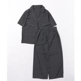 チャコール | 【セットアップ】ビッグシングルテーラージャケット+ワイドパンツ | RMAF　NICE CLAUP / OLIVE des OLIVE