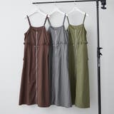 ナイロンフロントZIPキャミワンピース | RMAF NICE CLAUP / OLIVE des OLIVE | 詳細画像1