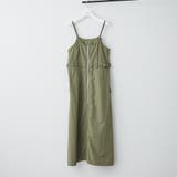 カーキ | ナイロンフロントZIPキャミワンピース | RMAF NICE CLAUP / OLIVE des OLIVE