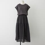 ブラック | ティアード切替ワンピース | RMAF NICE CLAUP / OLIVE des OLIVE