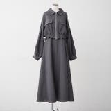 チャコール | 【セットアイテム】裾ギャザージャケット+キャミワンピース | RMAF NICE CLAUP / OLIVE des OLIVE