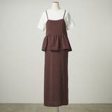 ブラウン | 【セットアイテム】キャミワンピース+Tシャツ | RMAF NICE CLAUP / OLIVE des OLIVE