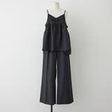ブラック | 【セットアップ】キャミブラウス+パンツ | RMAF　NICE CLAUP / OLIVE des OLIVE
