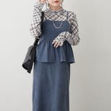 【2枚セット】ペプラムキャミワンピ&シアーロンT | RMAF　NICE CLAUP / OLIVE des OLIVE | 詳細画像13 