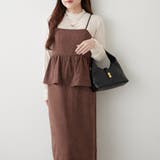 【2枚セット】ペプラムキャミワンピ&シアーロンT | RMAF　NICE CLAUP / OLIVE des OLIVE | 詳細画像20 