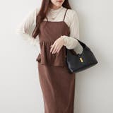 【2枚セット】ペプラムキャミワンピ&シアーロンT | RMAF　NICE CLAUP / OLIVE des OLIVE | 詳細画像22 