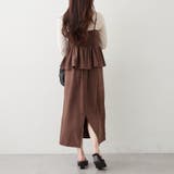【2枚セット】ペプラムキャミワンピ&シアーロンT | RMAF　NICE CLAUP / OLIVE des OLIVE | 詳細画像24 